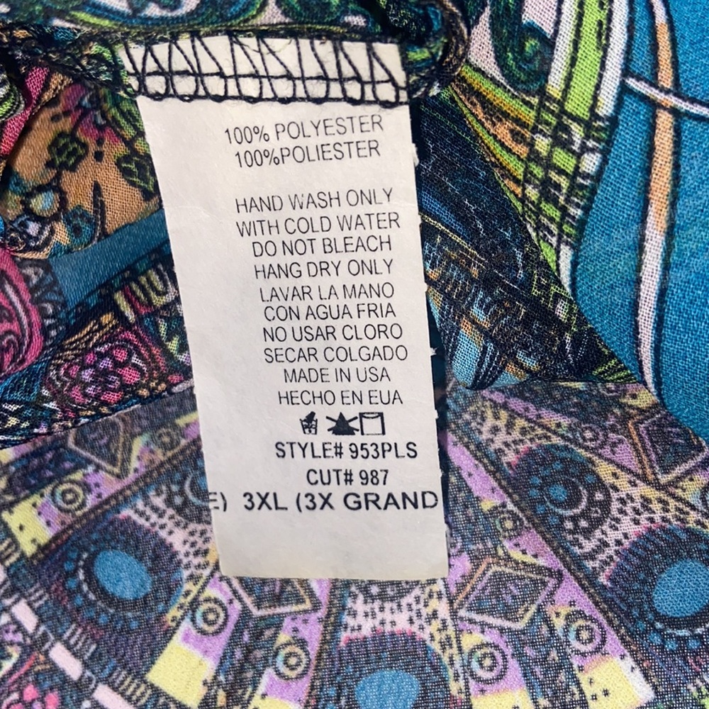 Point Multi Colored Blouse - Picture 5 of 5